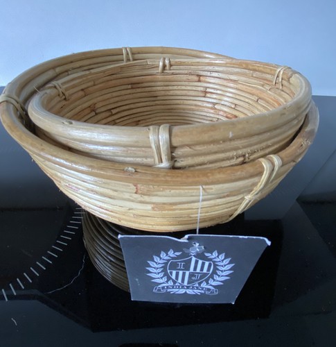 Cane fruit bowls safari set - bowls,