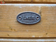 LNER CAST PLAQUE SIGN. London