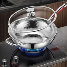 Titanium wok deep cooking non - titanium,