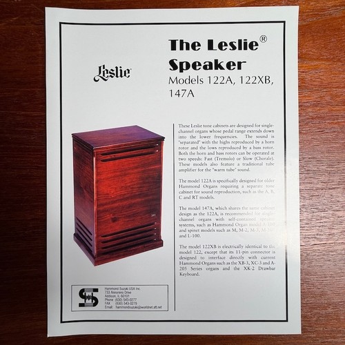 Vintage leslie speakers - leslie,