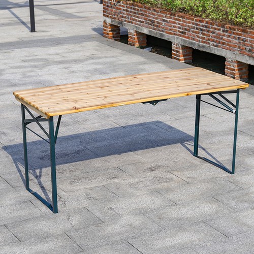 Folding wooden beer - folding, table