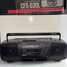 vintage Sony CFS-D30L radio