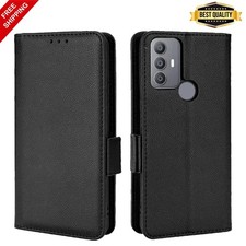 Black Leather Wallet Flip