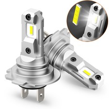 2x H7 LED Headlight Bulbs High