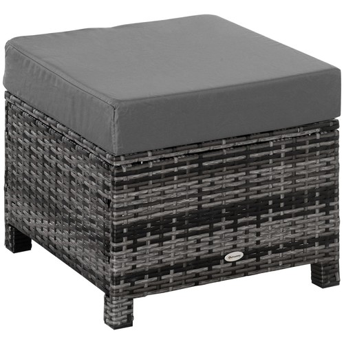 Rattan footstool ottoman with - ottoman,
