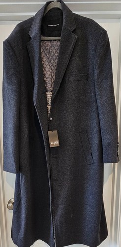 Arthur black men top coat - black, 52r