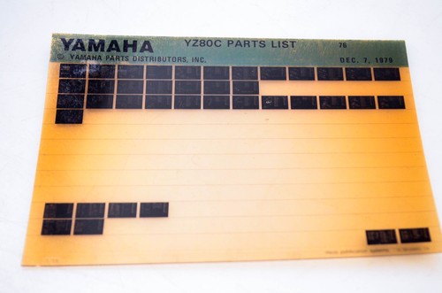 Oem yamaha yz80c - oem,