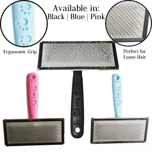 Pet grooming slicker brush - pet, for
