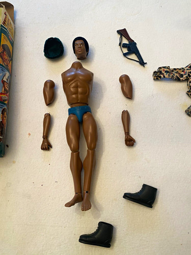 Palitoy action man - action, stone