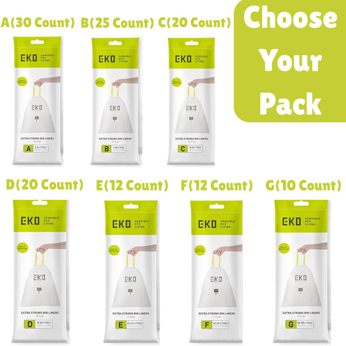 Eko size litre drawstrig - 3-90,