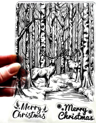 Clear stamps deer the - stamps, in