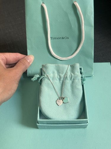 Tiffany double mini heart - &,