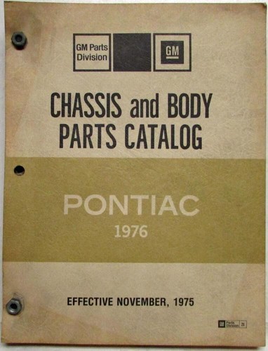 1976 pontiac chassis body - 1976,