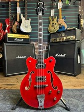 Gretsch G5442BDC Transparent Red 2012 Short Scale Hollow Body Electric Bass