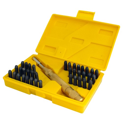 38pc letter number stamping - letter,
