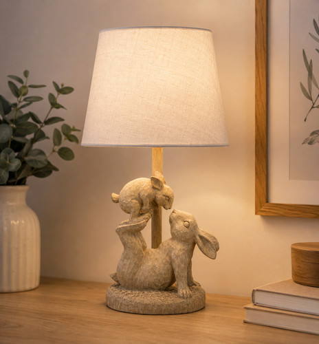 Bunny table lamp - bunny,