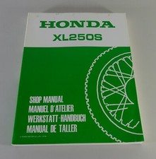 1978 Honda XL 250 S Workshop