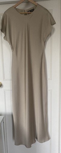 Bnwt zara champagne bias cut - champagne,