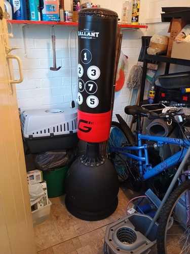 Free standing boxing punch - standing,