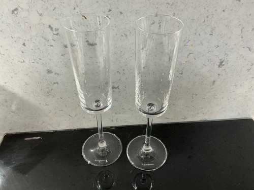 Leonardo glass flutes pair - leonardo,