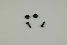 2 Black blanking plug screws