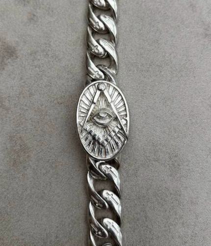Masonic silver 925 square - masonic,