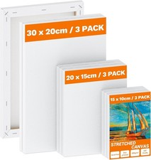 Koncci 9 Pack Stretched Canvas