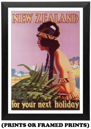 New zealand vintage travel - new,