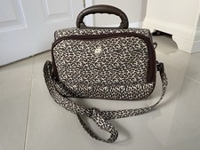 VGC MOIRA C LEOPARD PRINT TRAVEL HANDBAG LARGE MAKE UP BAG