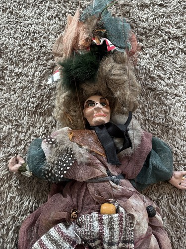 Vintage witch marionette - vintage,