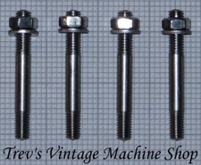 Honda CD175 stainless steel exhaust studs, nuts & washers, Qty 4 ES19