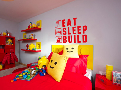 Building blocks eat - blocks, sleep