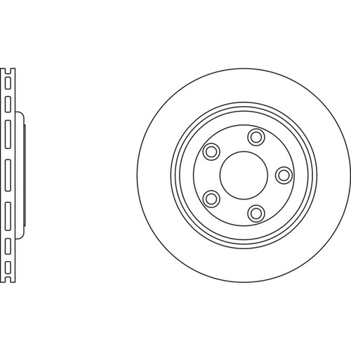 Brake discs vented for - 2x,