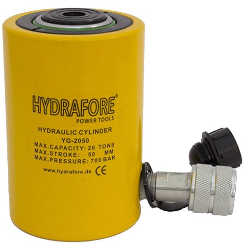 Single acting hydraulic - acting,