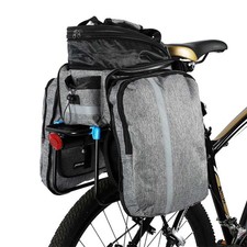 20L Bike Pannier Bag Rear Rack Waterproof Cycling Bicycle Touring Trunk Bag