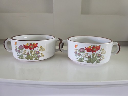 Wildflower design pair 70s - design,