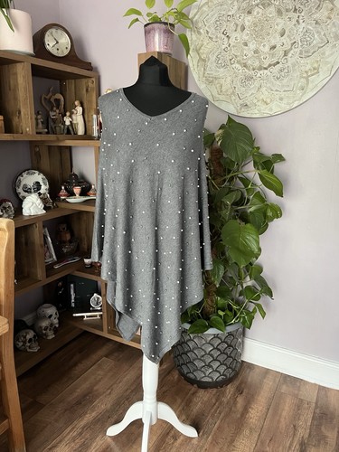 New frank usher grey poncho - usher.,