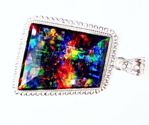Doublet ammolite solid - ammolite,