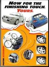 Proton Accessories 1999-2000 UK Single Sheet Brochure Compact, Persona & Coupe