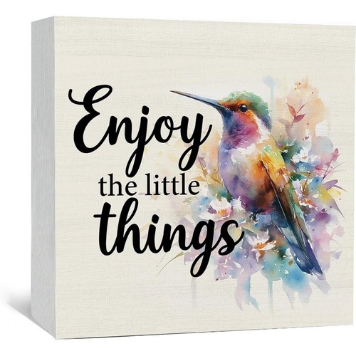 Enjoy the little things wood - the,