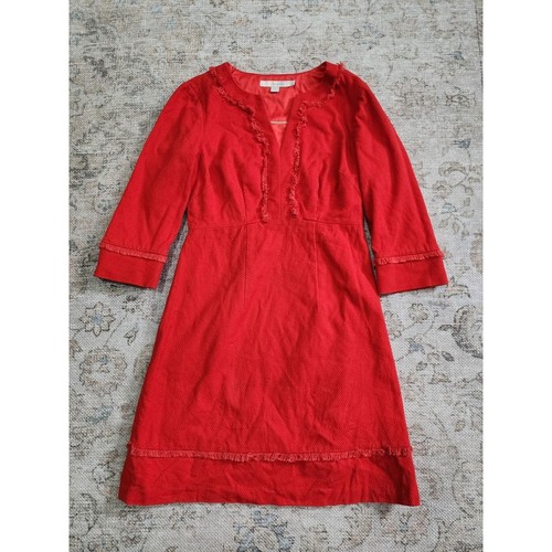 Boden tweed dress orange - boden,