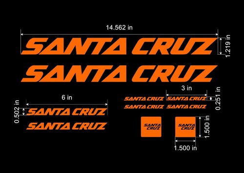 Custom santa cruz decals - santa,