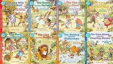 Aesop's Fables Easy Readers By Val Biro 8 Books Collection Set, PB NEW