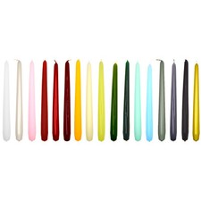 Pair solid coloured tapered - pair,