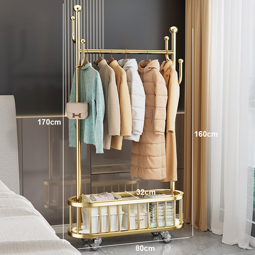Heavy duty double clothes rail - heavy,