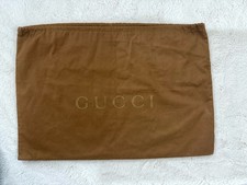 Gucci Dust Bag Brown X Gold