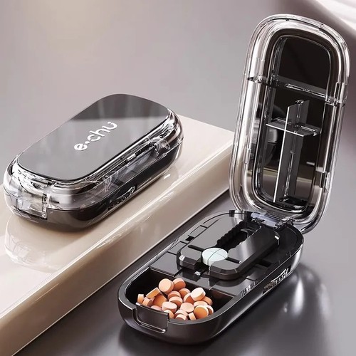 Portable pill cutter - pill,