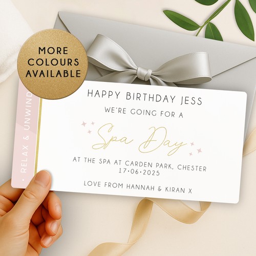 Personalised spa day voucher - spa,