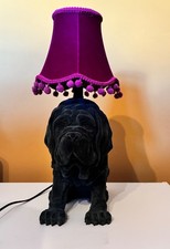 Abigail Ahern Retro Mastiff Flocked Table Original Lamp Shade Debenhams