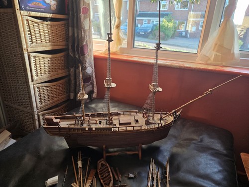 Hms bounty model ship 1783 - ship,